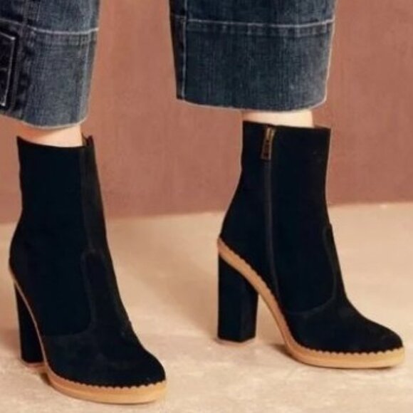 See by Chloé Stasya Suede Ankle Boots Size 36 - Picture 1 of 4